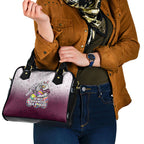 Personalized Manly Warringah Sea Eagles Shoulder Handbag Easter Mascot - Colorful Eggs Cartoon Style