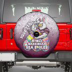 Personalized Manly Warringah Sea Eagles Spare Tire Cover Easter Mascot - Colorful Eggs Cartoon Style