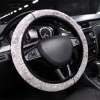 Manly Warringah Sea Eagles Steering Wheel Cover Easter Mascot - Colorful Eggs Cartoon Style