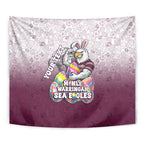 Personalized Manly Warringah Sea Eagles Tapestry Easter Mascot - Colorful Eggs Cartoon Style