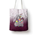 Personalized Manly Warringah Sea Eagles Tote Bag Easter Mascot - Colorful Eggs Cartoon Style