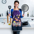 Personalized Melbourne Storm Apron Easter Mascot - Colorful Eggs Cartoon Style
