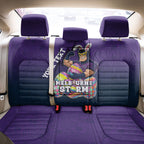 Personalized Melbourne Storm Back Car Seat Cover Easter Mascot - Colorful Eggs Cartoon Style