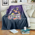 Personalized Melbourne Storm Blanket Easter Mascot - Colorful Eggs Cartoon Style