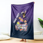 Personalized Melbourne Storm Blanket Easter Mascot - Colorful Eggs Cartoon Style