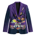 Personalized Melbourne Storm Blazer Easter Mascot - Colorful Eggs Cartoon Style