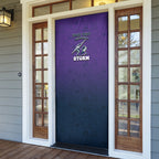 Personalized Melbourne Storm Door Cover Easter Mascot - Colorful Eggs Cartoon Style