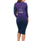 Personalized Melbourne Storm Family Matching Long Sleeve Bodycon Dress and Hawaiian Shirt Easter Mascot - Colorful Eggs Cartoon Style