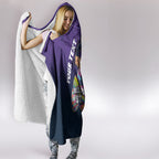 Personalized Melbourne Storm Hooded Blanket Easter Mascot - Colorful Eggs Cartoon Style