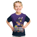 Personalized Melbourne Storm Kid T Shirt Easter Mascot - Colorful Eggs Cartoon Style