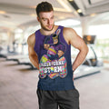Personalized Melbourne Storm Men Tank Top Easter Mascot - Colorful Eggs Cartoon Style