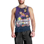 Personalized Melbourne Storm Men Tank Top Easter Mascot - Colorful Eggs Cartoon Style