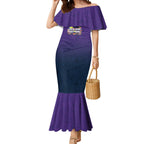 Personalized Melbourne Storm Mermaid Dress Easter Mascot - Colorful Eggs Cartoon Style