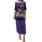 Personalized Melbourne Storm Puletasi Easter Mascot - Colorful Eggs Cartoon Style