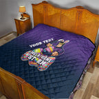 Personalized Melbourne Storm Quilt Easter Mascot - Colorful Eggs Cartoon Style