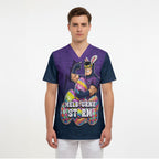 Personalized Melbourne Storm Scrub Top Easter Mascot - Colorful Eggs Cartoon Style