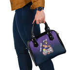 Personalized Melbourne Storm Shoulder Handbag Easter Mascot - Colorful Eggs Cartoon Style