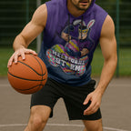 Personalized Melbourne Storm Sleeveless Hoodie Easter Mascot - Colorful Eggs Cartoon Style