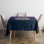 Personalized Melbourne Storm Tablecloth Easter Mascot - Colorful Eggs Cartoon Style