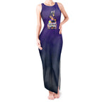 Personalized Melbourne Storm Tank Maxi Dress Easter Mascot - Colorful Eggs Cartoon Style