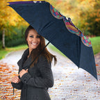 Personalized Melbourne Storm Umbrella Easter Mascot - Colorful Eggs Cartoon Style