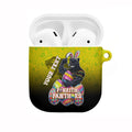 Personalized Penrith Panthers AirPods Case Easter Mascot - Colorful Eggs Cartoon Style