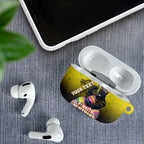 Personalized Penrith Panthers AirPods Case Easter Mascot - Colorful Eggs Cartoon Style