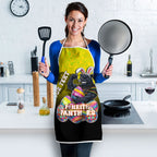 Personalized Penrith Panthers Apron Easter Mascot - Colorful Eggs Cartoon Style