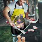 Personalized Penrith Panthers Apron Easter Mascot - Colorful Eggs Cartoon Style