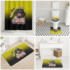 Personalized Penrith Panthers Bathroom Set Easter Mascot - Colorful Eggs Cartoon Style
