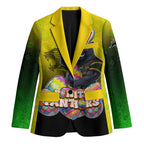 Personalized Penrith Panthers Blazer Easter Mascot - Colorful Eggs Cartoon Style