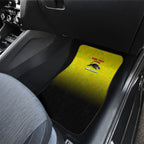 Personalized Penrith Panthers Car Mats Easter Mascot - Colorful Eggs Cartoon Style