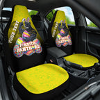 Personalized Penrith Panthers Car Seat Cover Easter Mascot - Colorful Eggs Cartoon Style