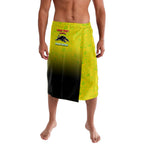 Personalized Penrith Panthers Lavalava Easter Mascot - Colorful Eggs Cartoon Style