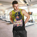 Personalized Penrith Panthers Men Tank Top Easter Mascot - Colorful Eggs Cartoon Style