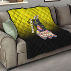 Personalized Penrith Panthers Quilt Easter Mascot - Colorful Eggs Cartoon Style