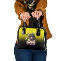 Personalized Penrith Panthers Shoulder Handbag Easter Mascot - Colorful Eggs Cartoon Style