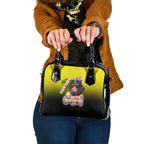 Personalized Penrith Panthers Shoulder Handbag Easter Mascot - Colorful Eggs Cartoon Style
