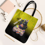 Personalized Penrith Panthers Tote Bag Easter Mascot - Colorful Eggs Cartoon Style