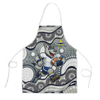 North Queensland Cowboys Apron Aboriginal Dot Pattern - Rugby Mascot Heritage Pride