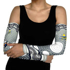 North Queensland Cowboys Arm Sleeves Aboriginal Dot Pattern - Rugby Mascot Heritage Pride
