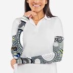 North Queensland Cowboys Arm Sleeves Aboriginal Dot Pattern - Rugby Mascot Heritage Pride
