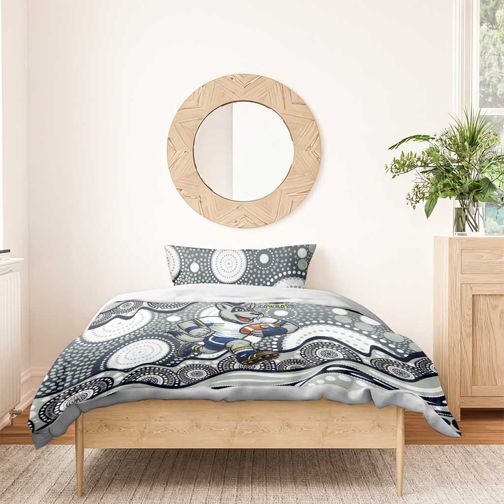North Queensland Cowboys Bedding Set Aboriginal Dot Pattern - Rugby Mascot Heritage Pride