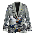 North Queensland Cowboys Blazer Aboriginal Dot Pattern - Rugby Mascot Heritage Pride