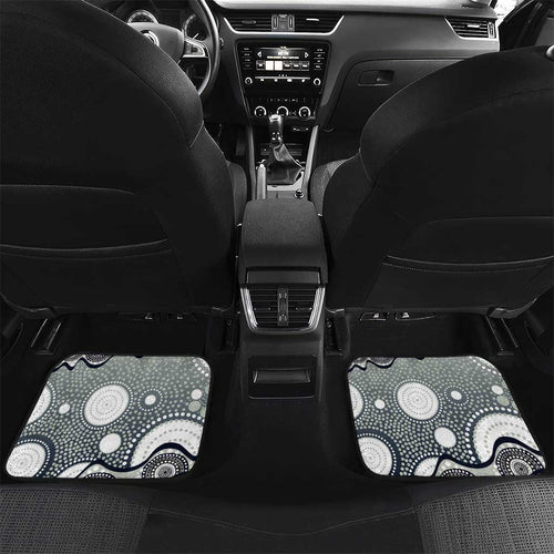 North Queensland Cowboys Car Mats Aboriginal Dot Pattern - Rugby Mascot Heritage Pride