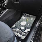North Queensland Cowboys Car Mats Aboriginal Dot Pattern - Rugby Mascot Heritage Pride