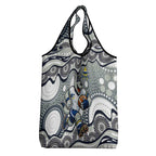 North Queensland Cowboys Grocery Bag Aboriginal Dot Pattern - Rugby Mascot Heritage Pride