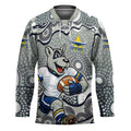 North Queensland Cowboys Hockey Jersey Aboriginal Dot Pattern - Rugby Mascot Heritage Pride