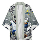 North Queensland Cowboys Kimono Aboriginal Dot Pattern - Rugby Mascot Heritage Pride