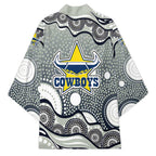 North Queensland Cowboys Kimono Aboriginal Dot Pattern - Rugby Mascot Heritage Pride